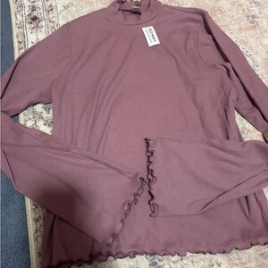 Old Navy Mauve Long Sleeve Top